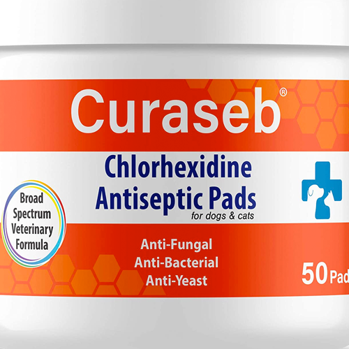 Curaseb Chlorhexidine Wipes