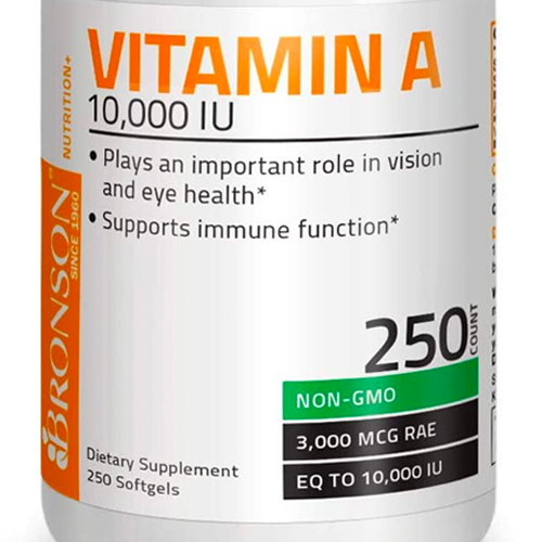 Vitamin A 10000 IU Premium Non-GMO Formula