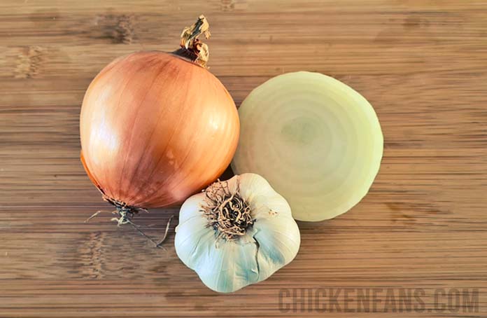 Onion and garlic are members of the allium family