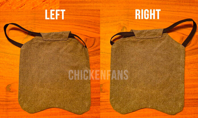 diy chicken saddle with adjustable elastic