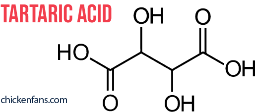 tartaric acid, a main ingredient in grapes, is toxic to dogs, but not to chickens