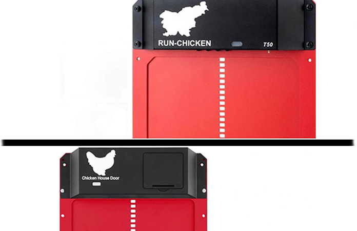 Lookalike cheap coop doors compared to the run chicken door