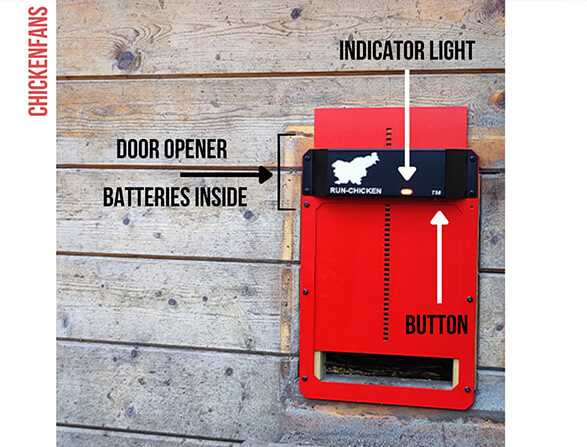 description of the run chicken door