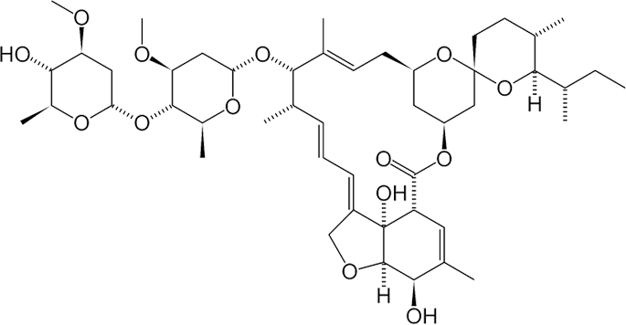 chemical formula of ivermectin