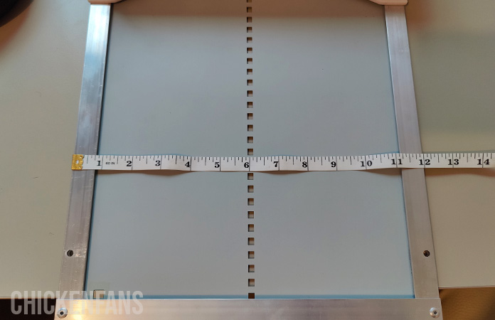 the measurements of the vevor coop door