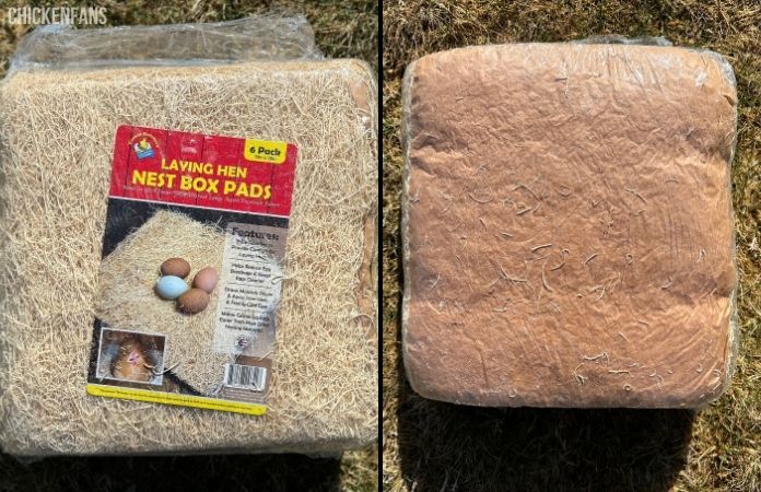 the packaging of the cackle hatchery nesting pads