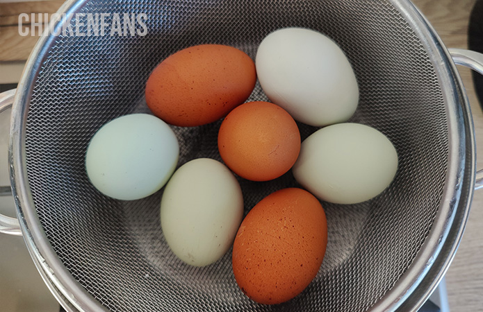 steaming eggs instead of boiling them is a common solution for easily peeling fresh boiled eggs