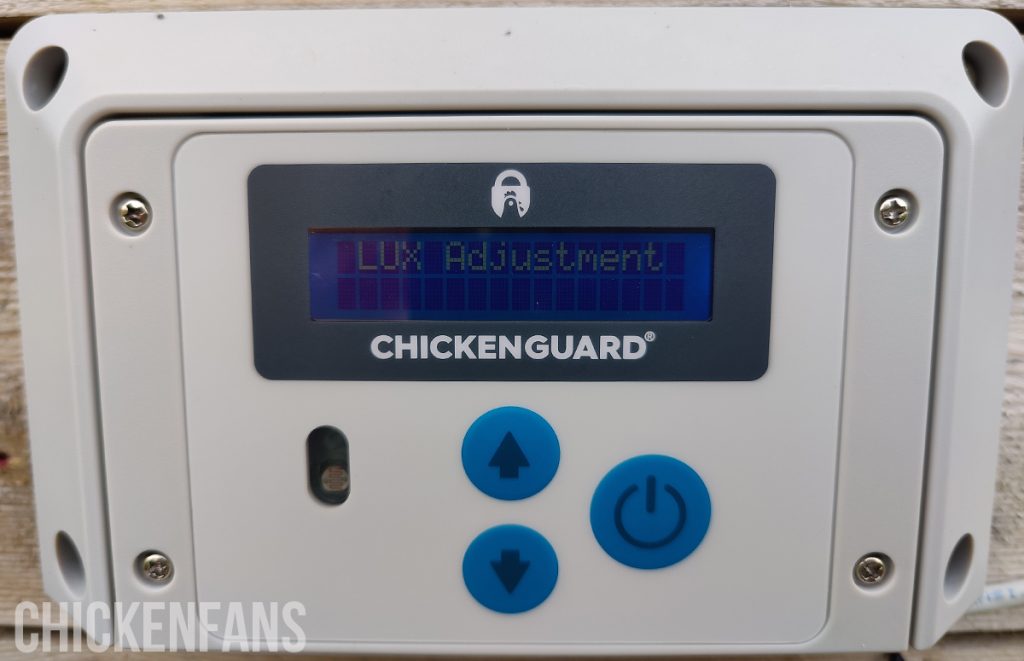 the control box of the chickenguard all in one