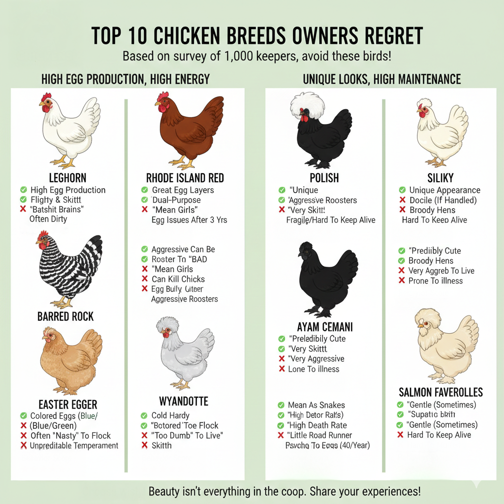 top breeds chicken keepers regret